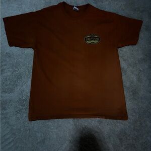 Gildan Men's Dark Brown Graphic Tee